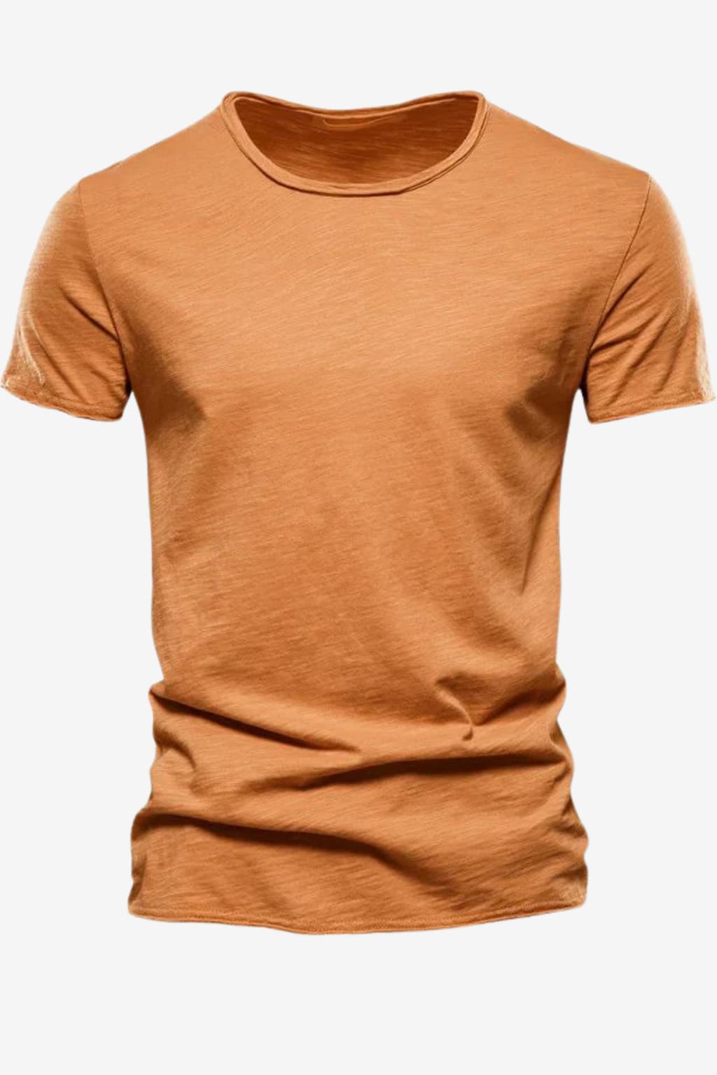 Men’s Crew Neck Cotton T-Shirt Short Sleeve Summer Fit