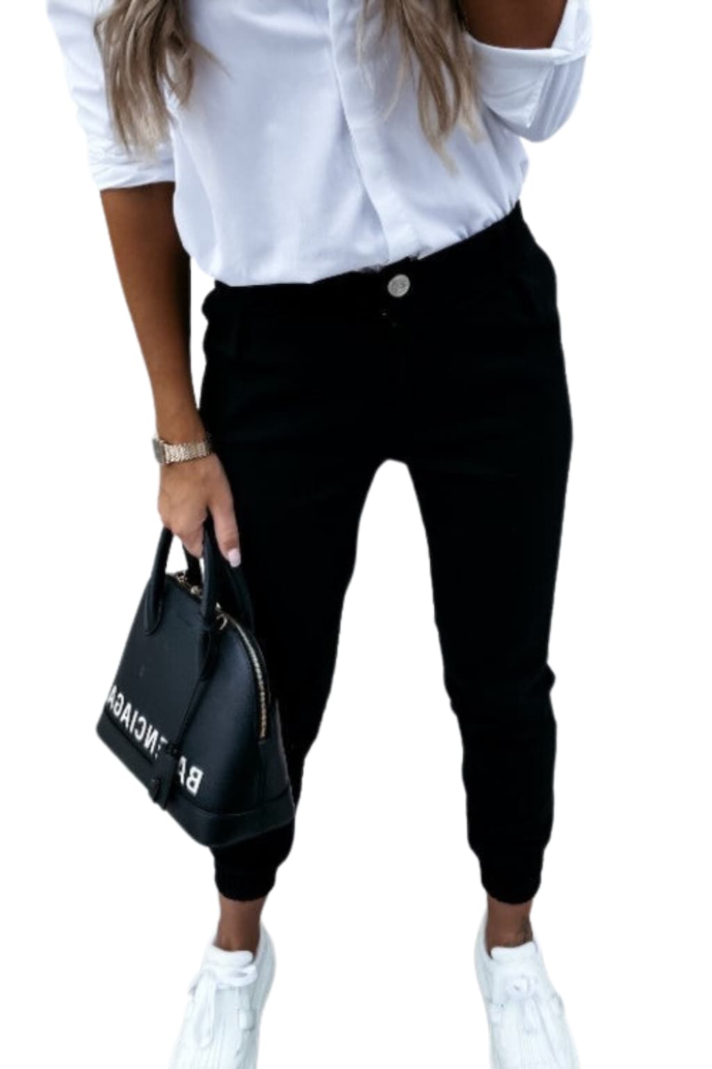 Women’s High Waist Slim Fit Jogger Trousers