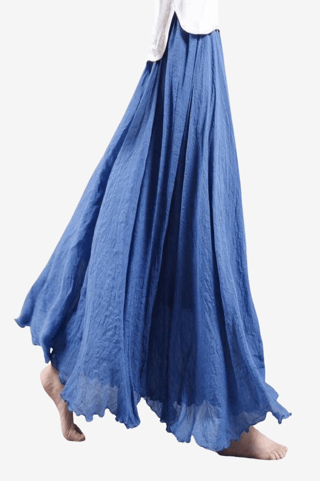 Women’s Flowy Maxi Skirt High Waist Summer Style