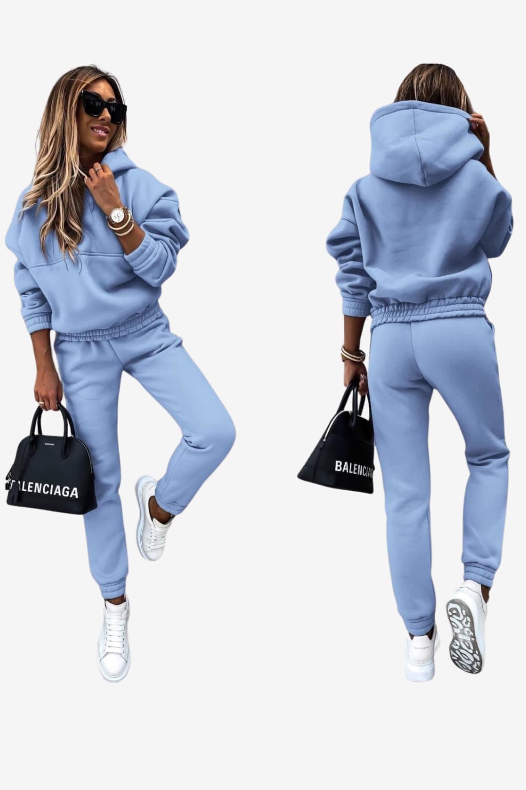 Women’s Lounge Hoodie and Joggers Set for Casual Wear