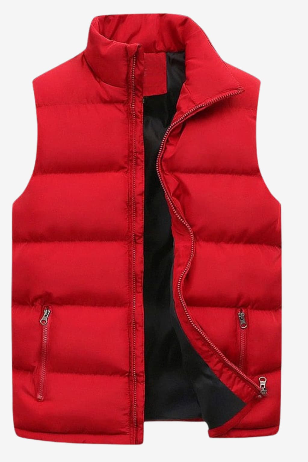 Men's Insulated Puffer Vest with Plush Lining