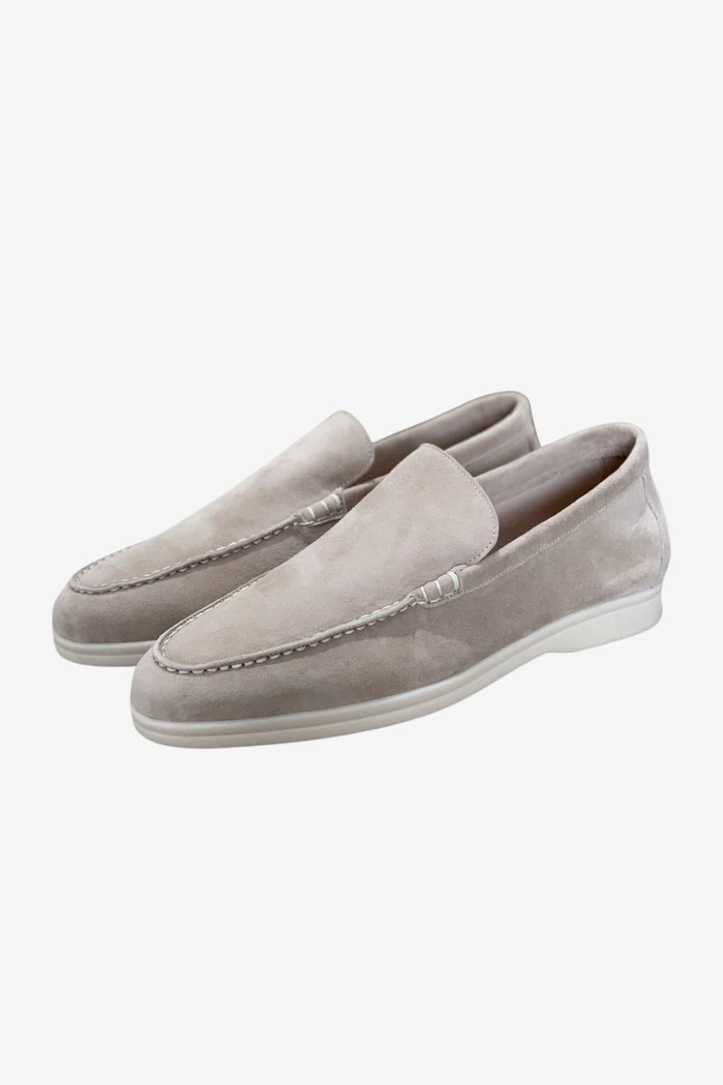 Men's Suede Slip-On Loafers -  Minimalist Style