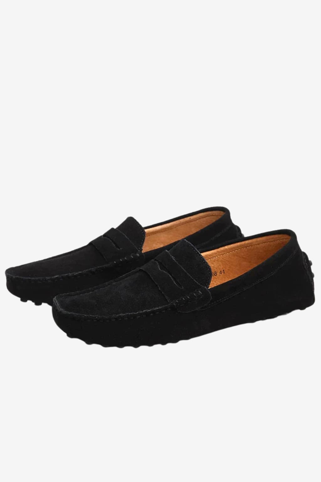 Men's Suede Slip-On Penny Loafers - Moccasin Toe