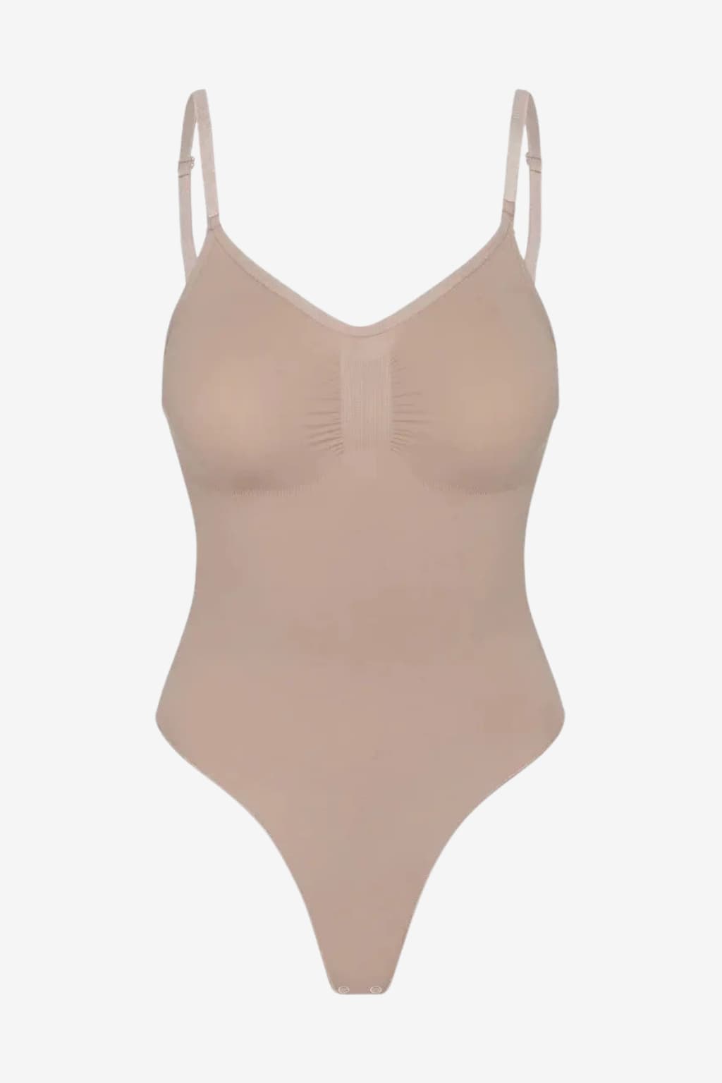 Women’s Seamless Shapewear Bodysuit with Adjustable Straps