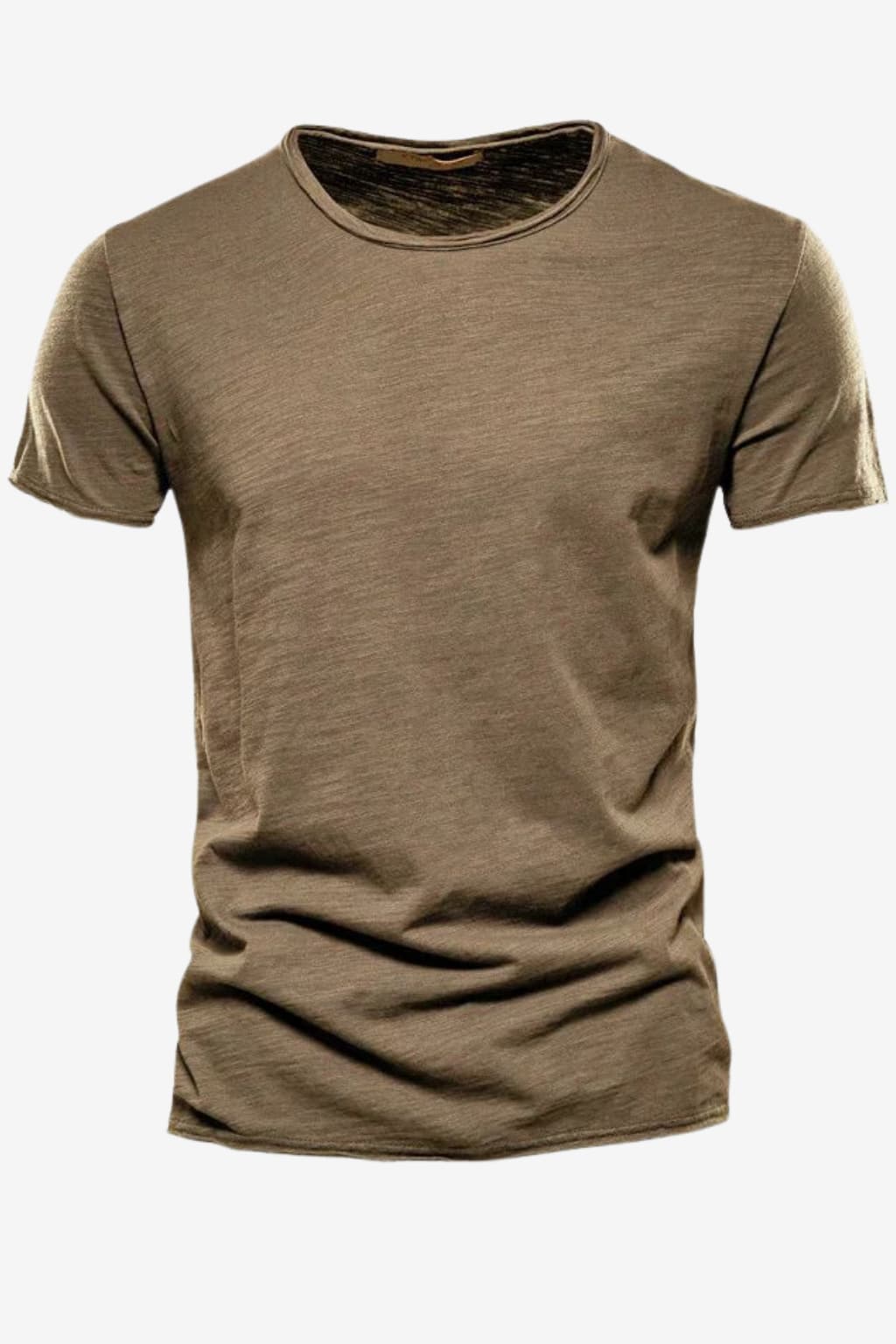 Men’s Crew Neck Cotton T-Shirt Short Sleeve Summer Fit