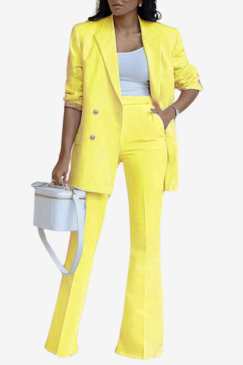 Women’s Blazer and Trousers Set – Formal Suit Outfit