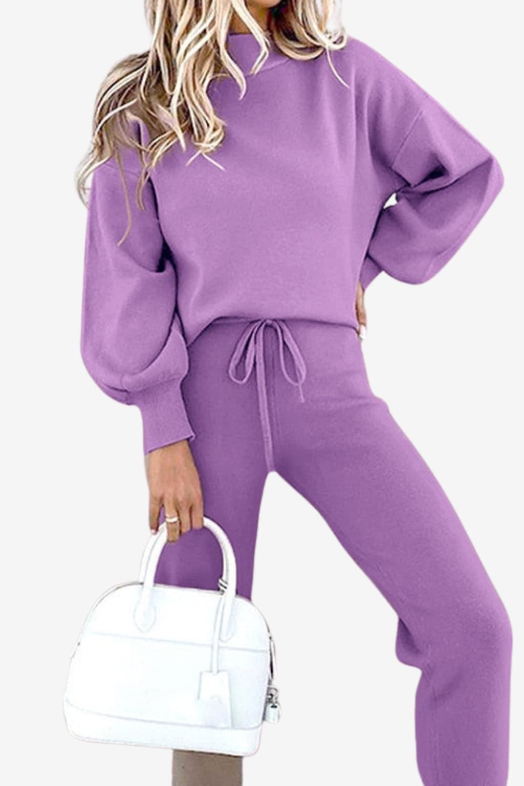 Women’s Co-ord Tracksuit Set with Relaxed Fit and Cuffed Legs