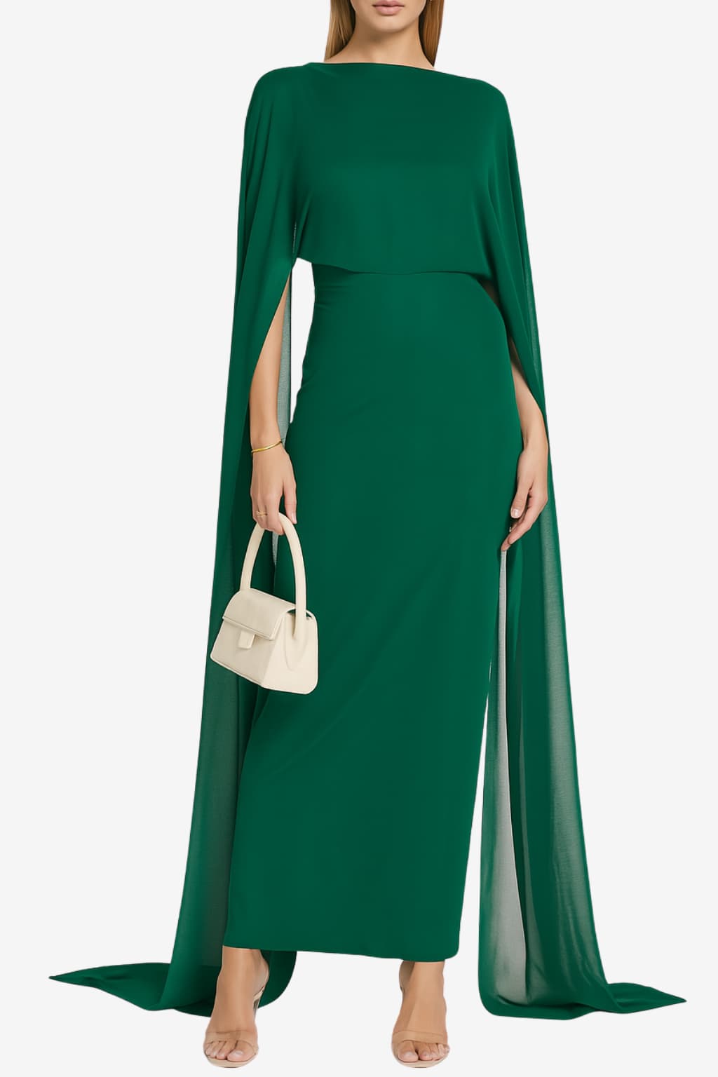 Women’s Long Sleeve Maxi Dress Flowy Evening Style