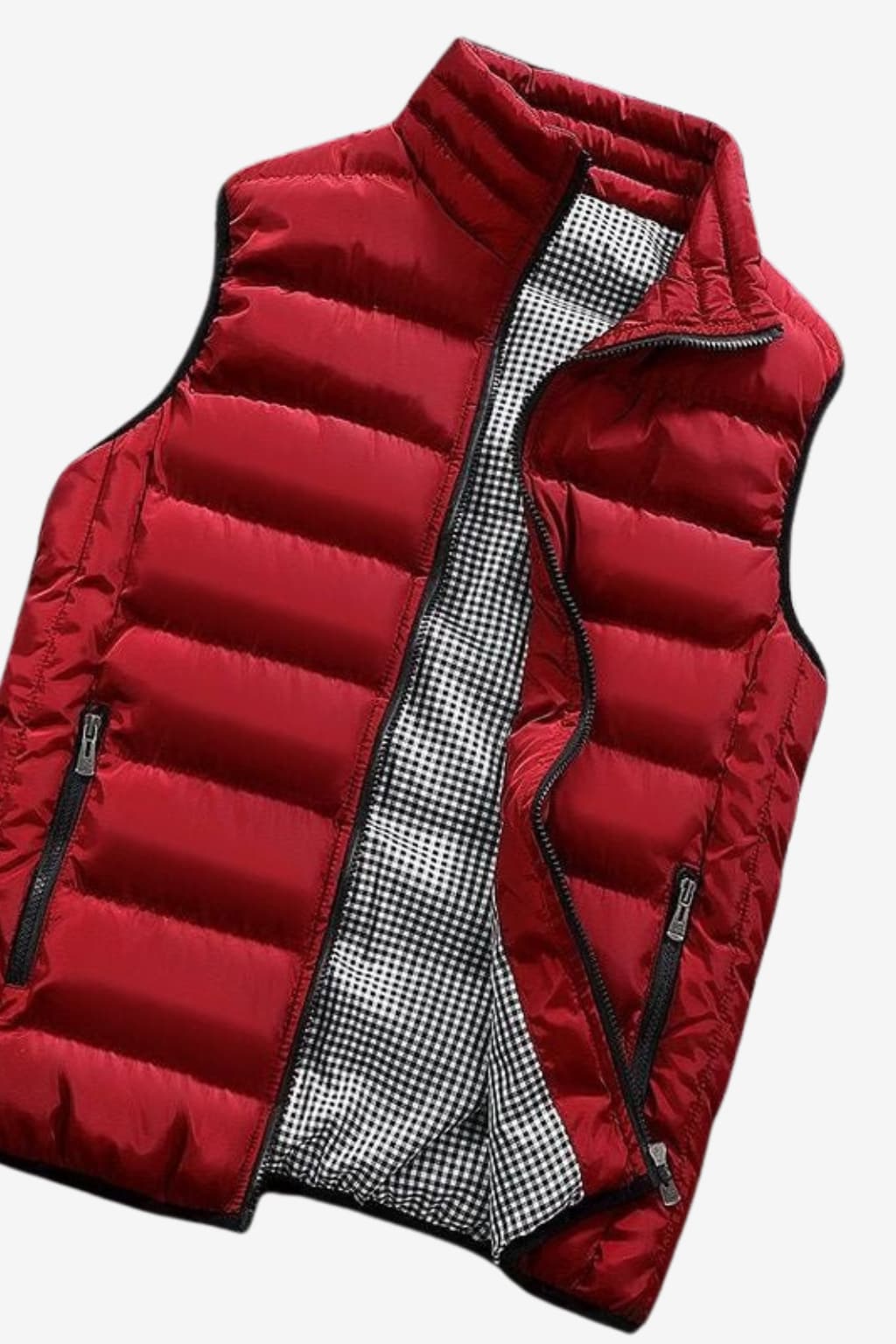 Men’s Lightweight Quilted Gilet with Zip and Pockets