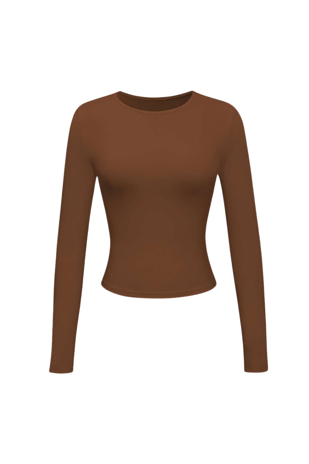 Women’s Long Sleeve Slim Fit Round Neck Top