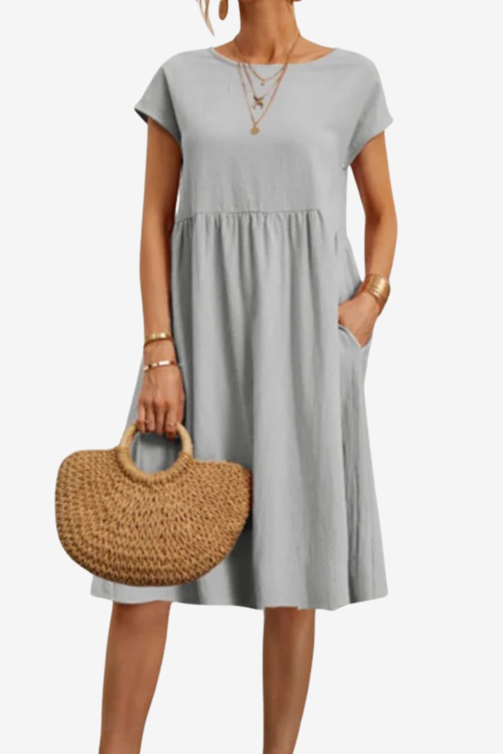 Women's Lightweight Summer Babydoll Dress