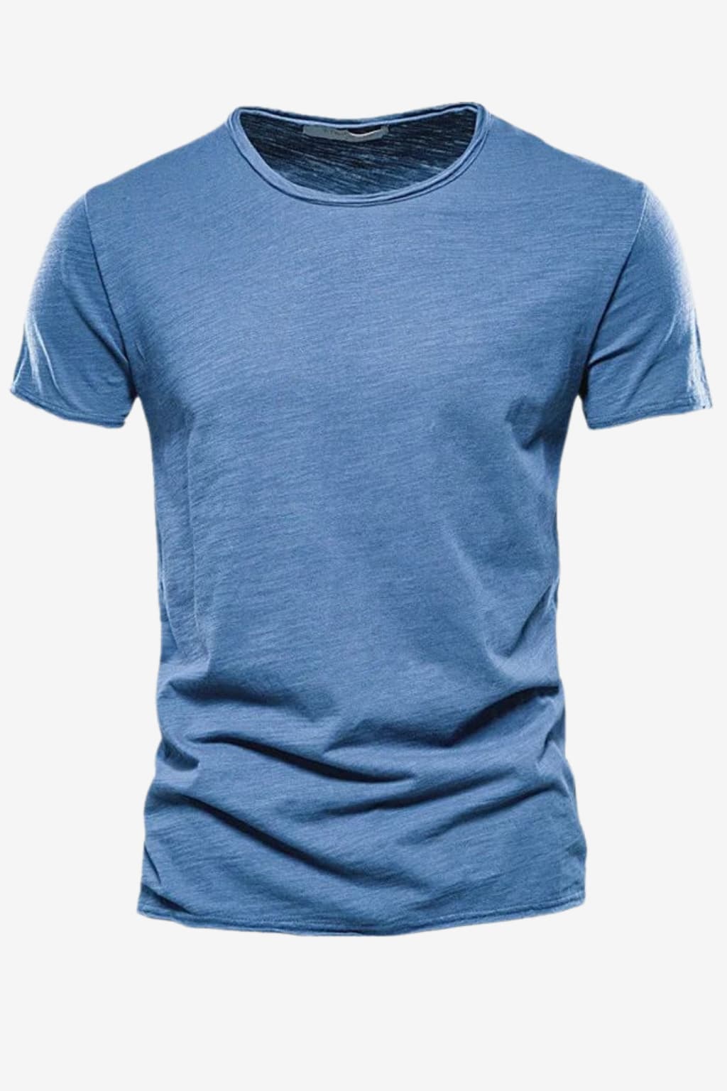 Men’s Crew Neck Cotton T-Shirt Short Sleeve Summer Fit
