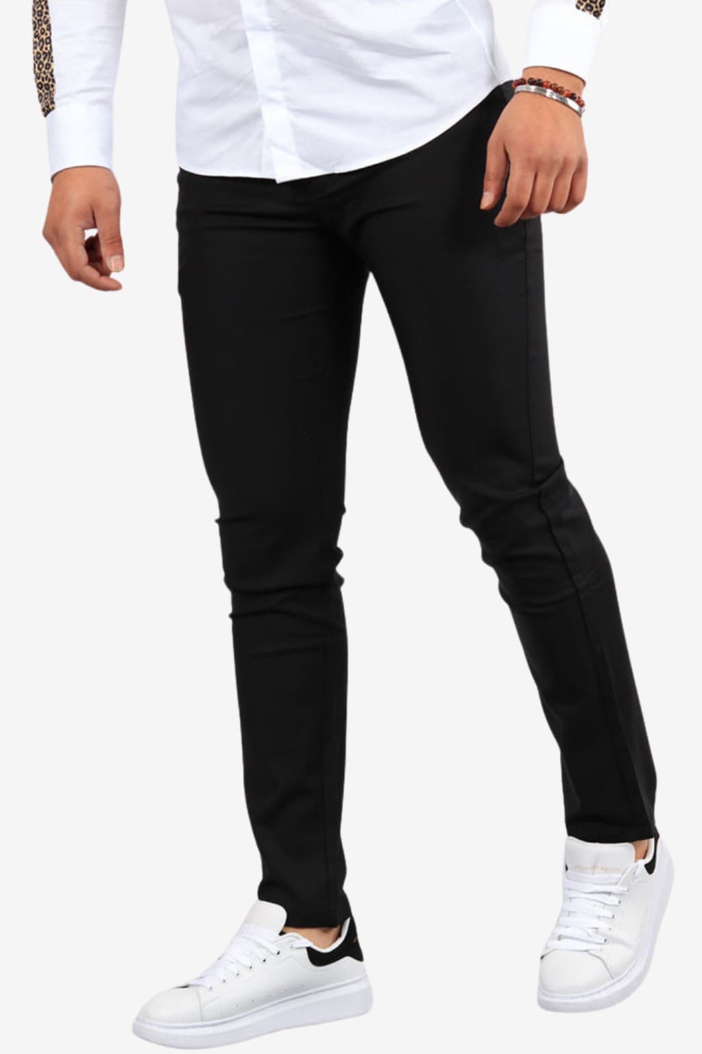 Men’s Slim Fit Formal Trousers Woven Full Length