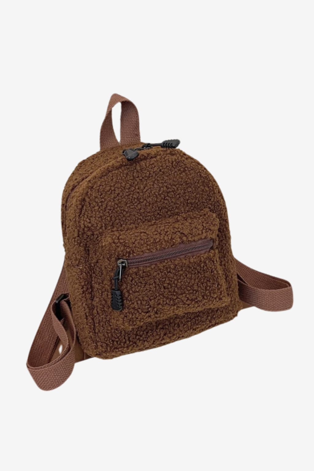 Women’s Mini Backpack Sherpa Fleece Small Rucksack