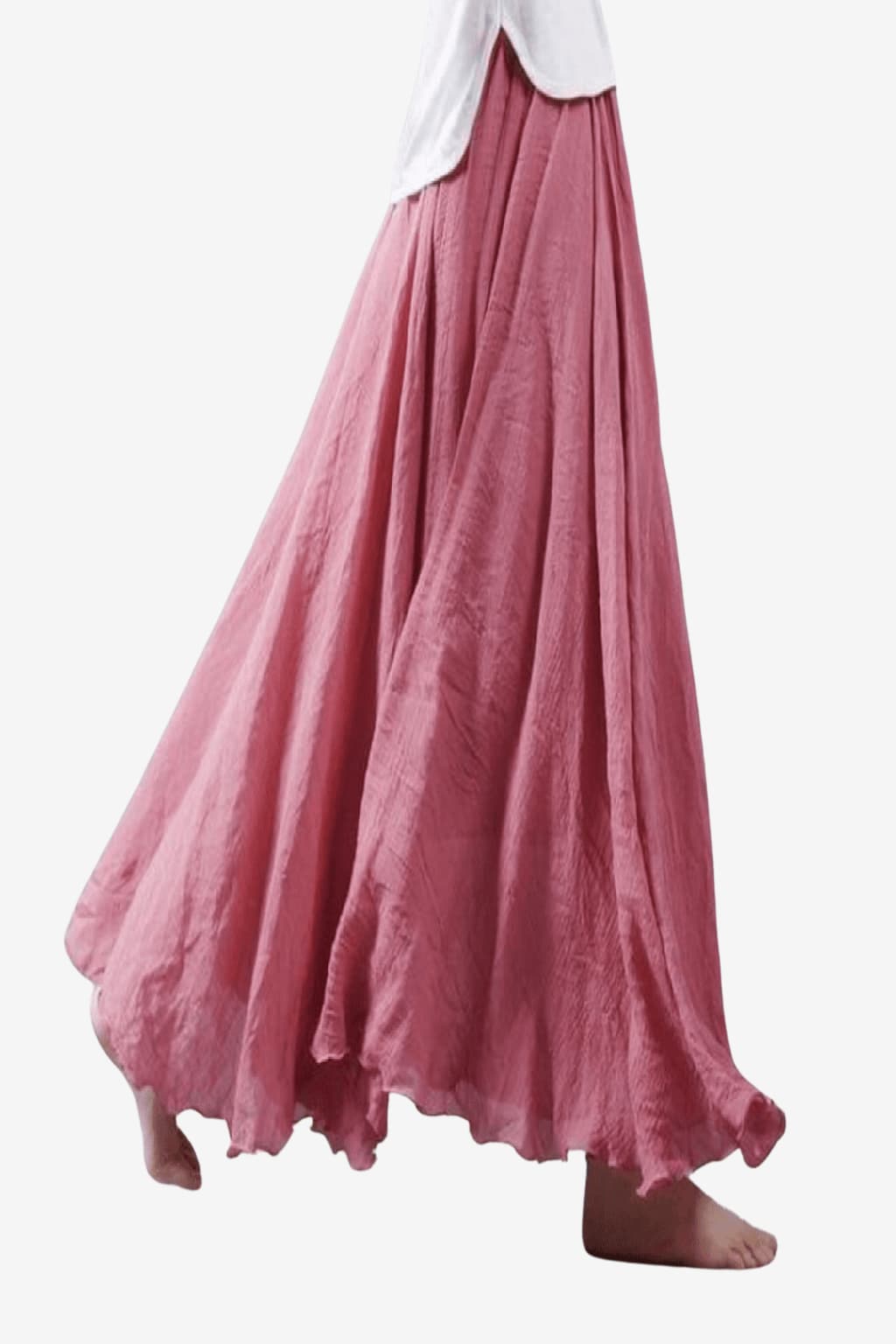 Women’s Flowy Maxi Skirt High Waist Summer Style