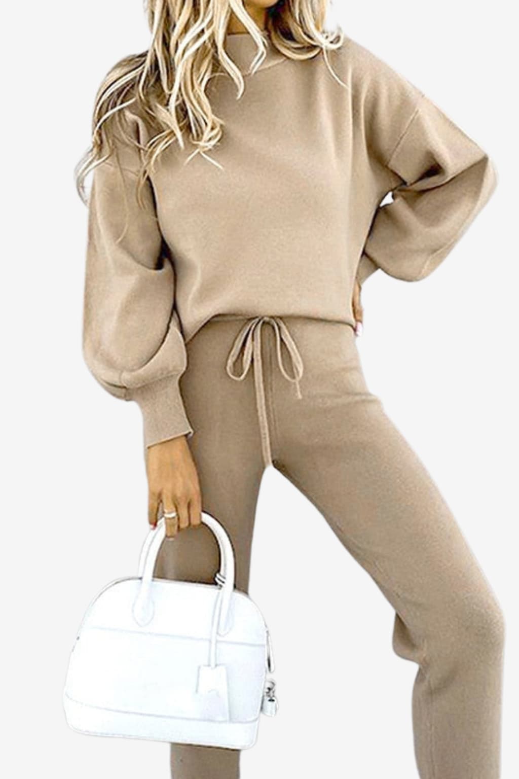 Women’s Co-ord Tracksuit Set with Relaxed Fit and Cuffed Legs