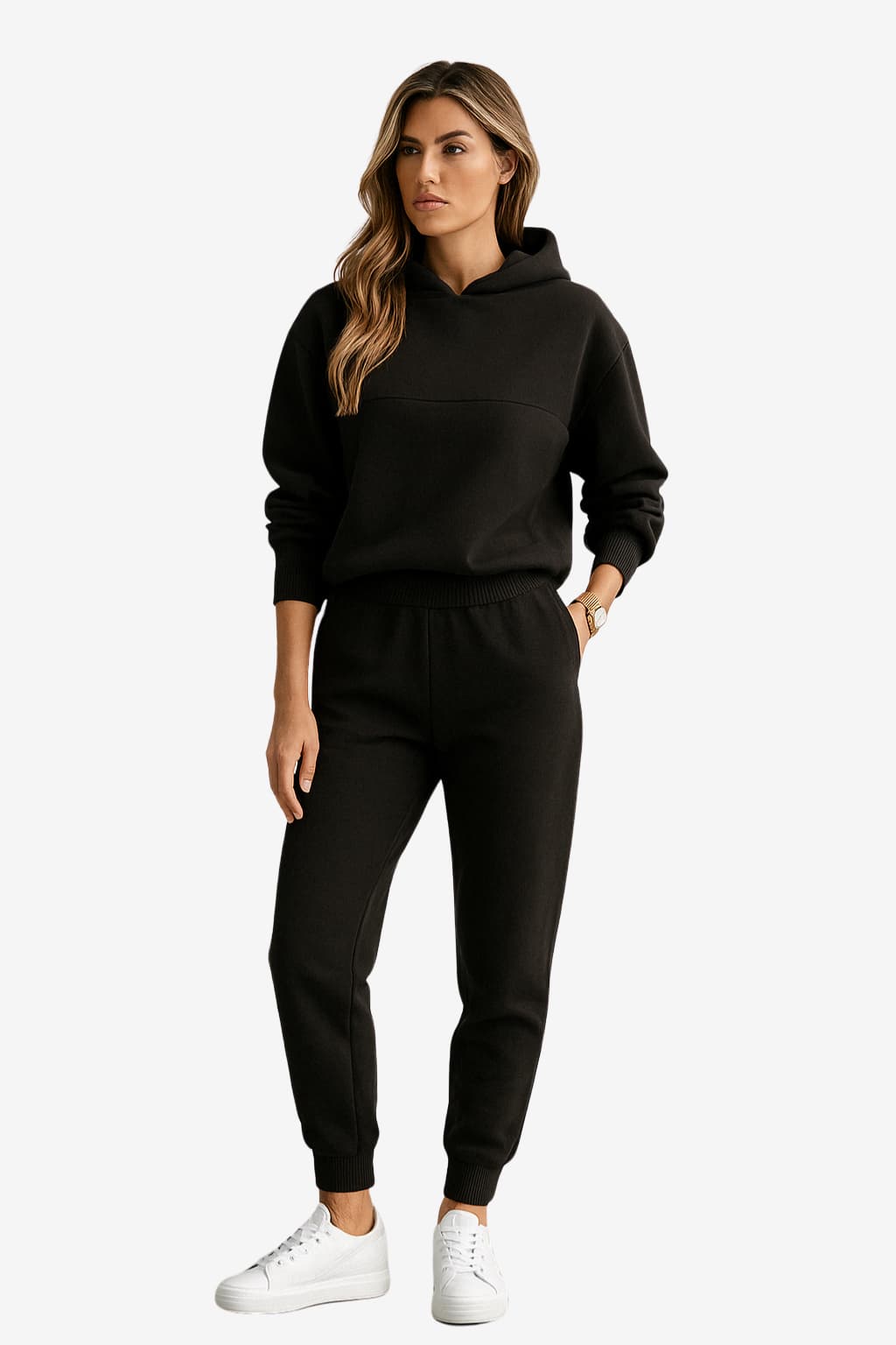 Women’s Lounge Hoodie and Joggers Set for Casual Wear