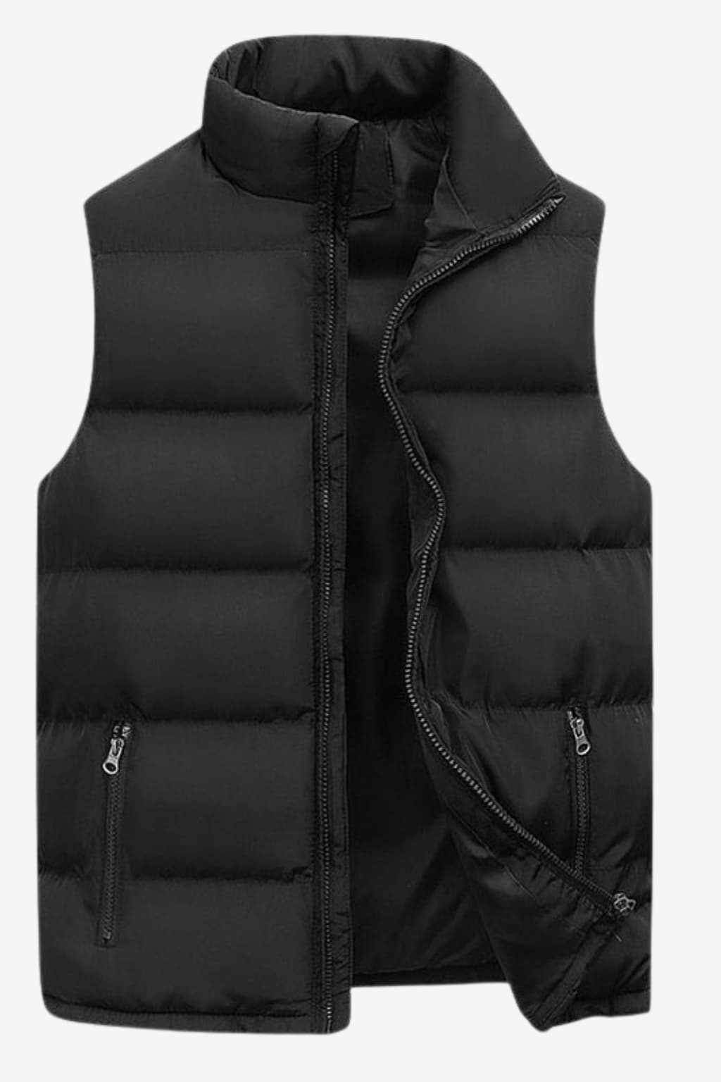 Men's Insulated Puffer Vest with Plush Lining