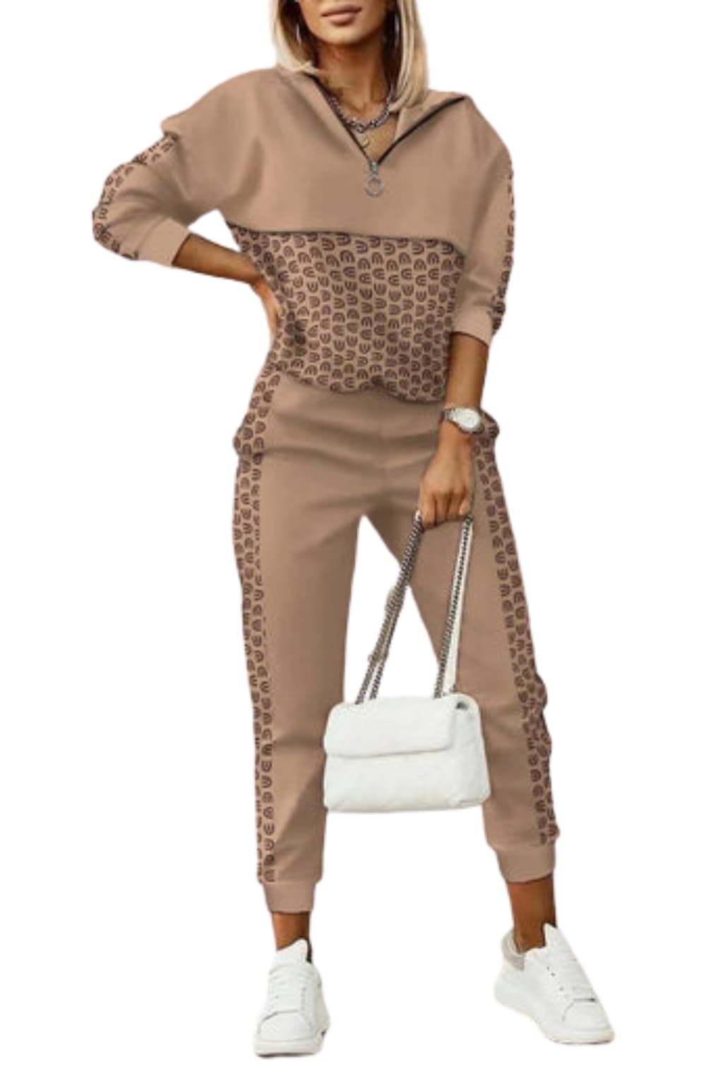 Women's Monogram Two - Piece Loungewear Set