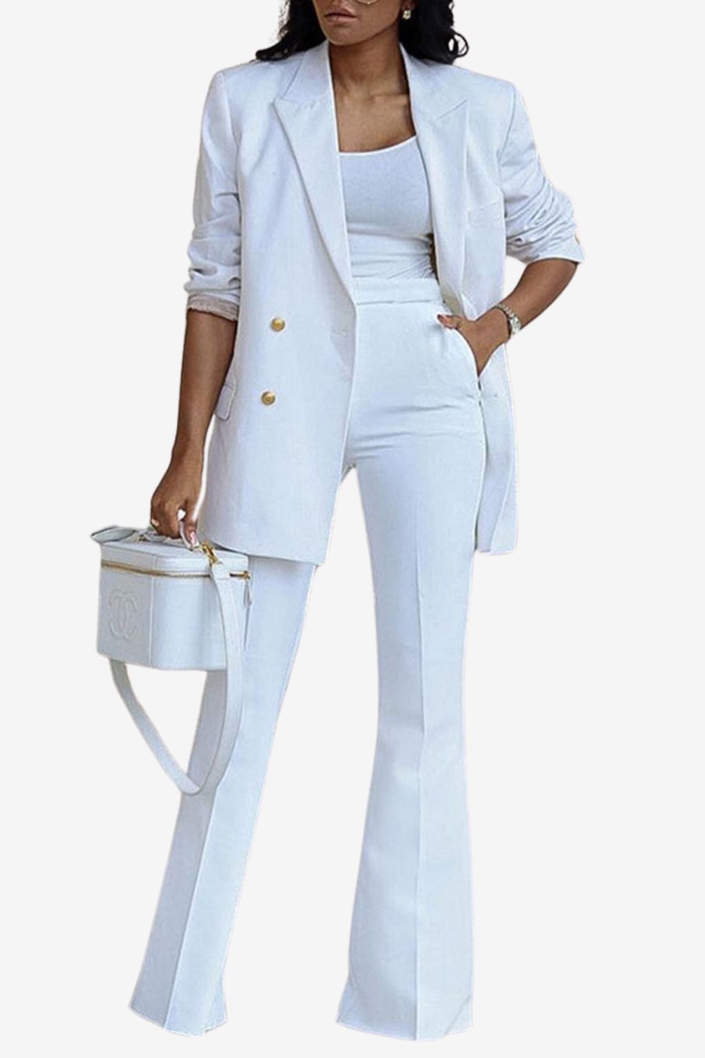 Women’s Blazer and Trousers Set – Formal Suit Outfit