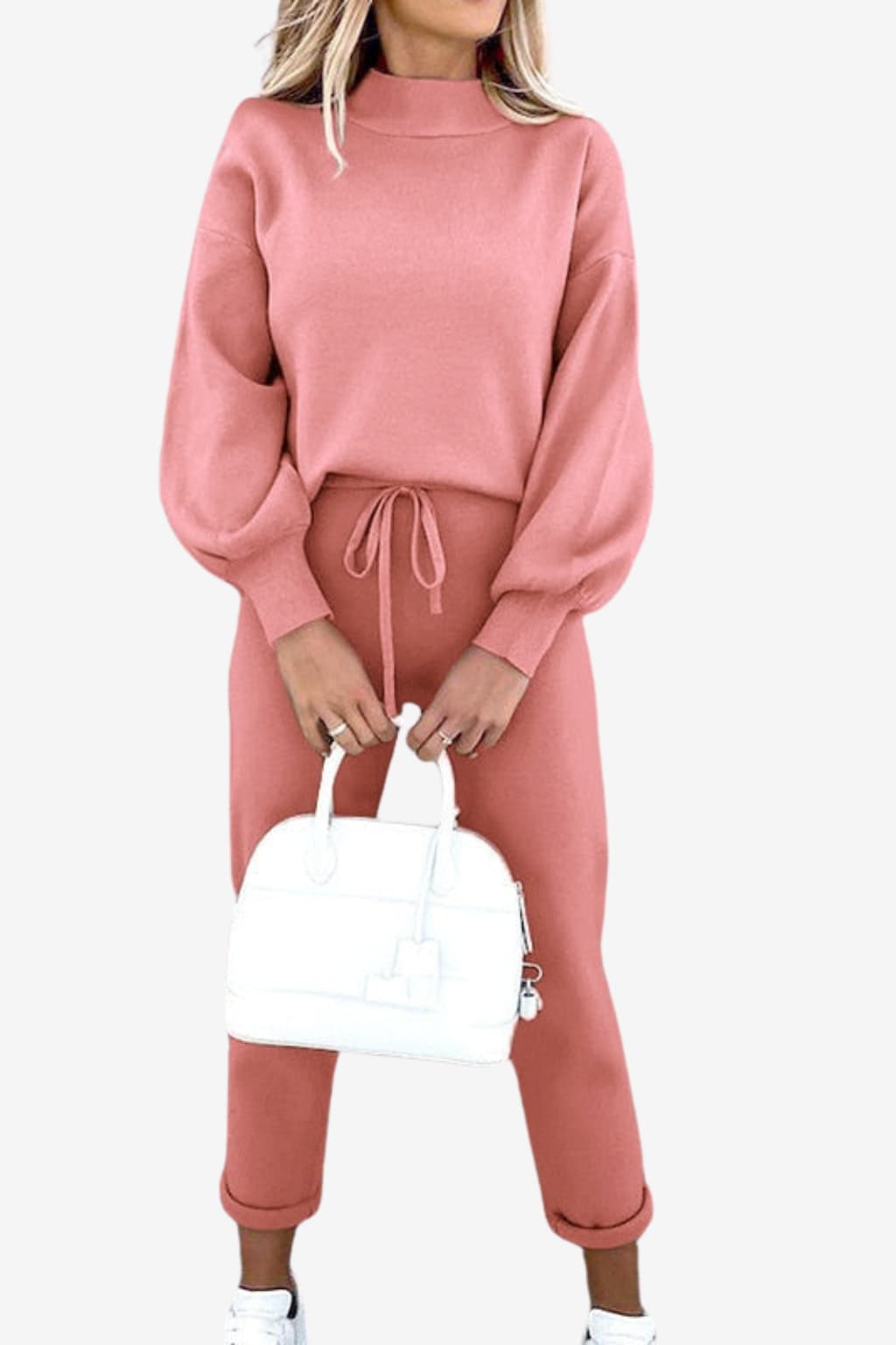 Women’s Co-ord Tracksuit Set with Relaxed Fit and Cuffed Legs