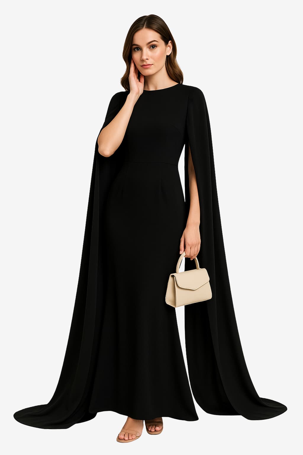 Women’s Long Sleeve Maxi Dress Flowy Evening Style