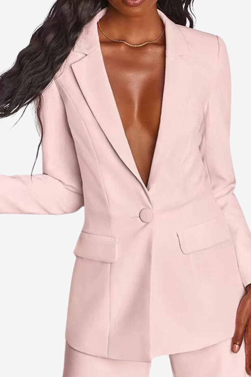 Women’s Blazer and Trousers Set Long Sleeve Tailored Fit