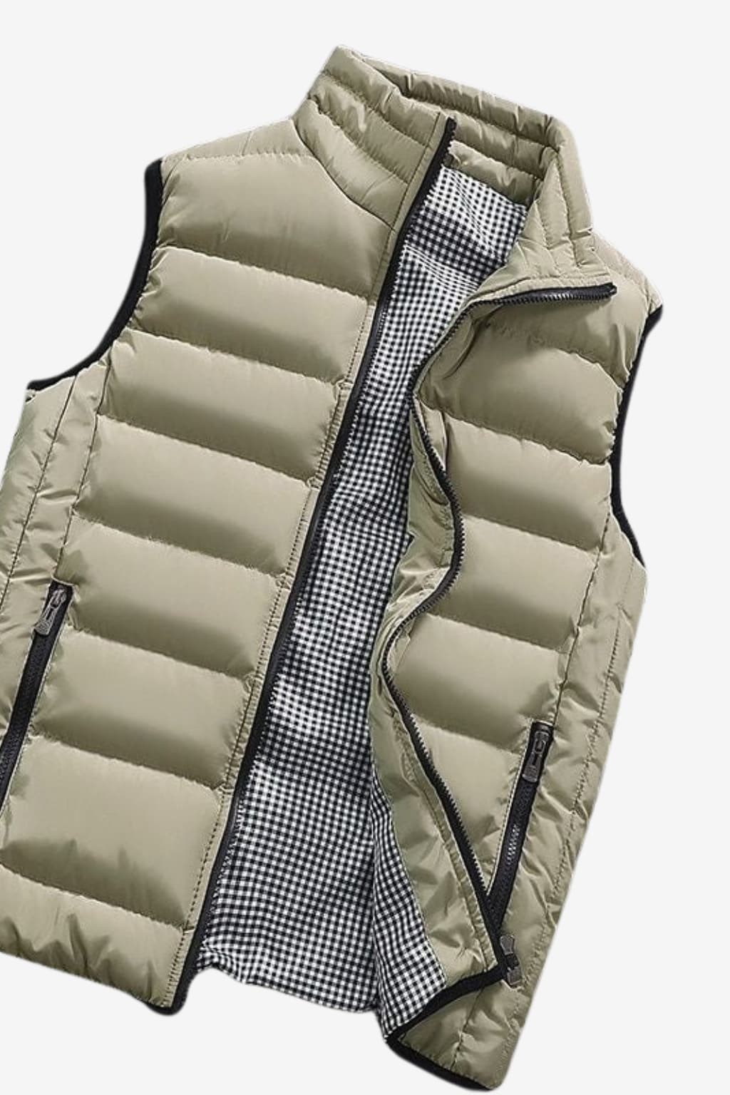 Men’s Lightweight Quilted Gilet with Zip and Pockets