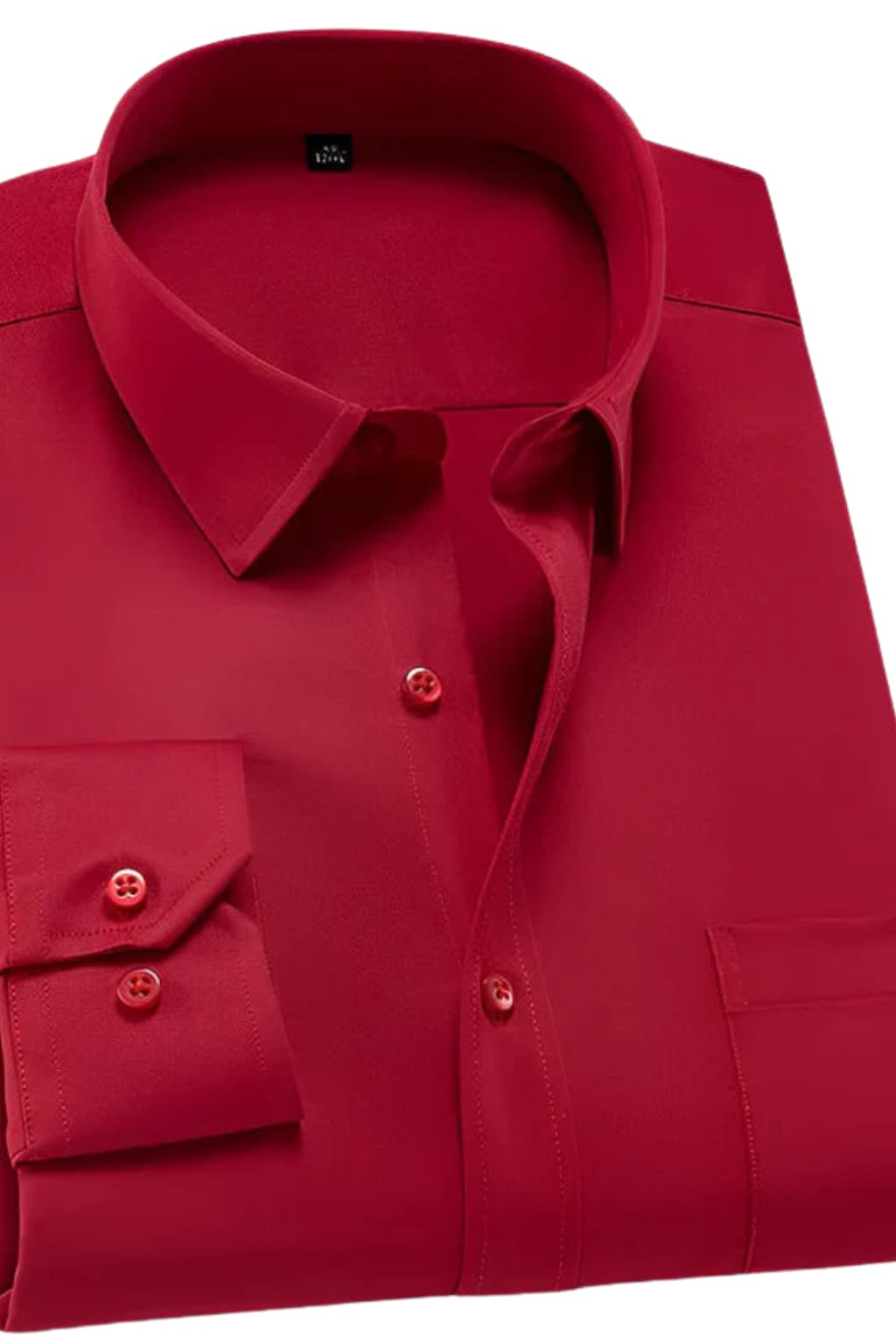 Men’s Wrinkle-Free Stretch Shirt Slim Fit Long Sleeve