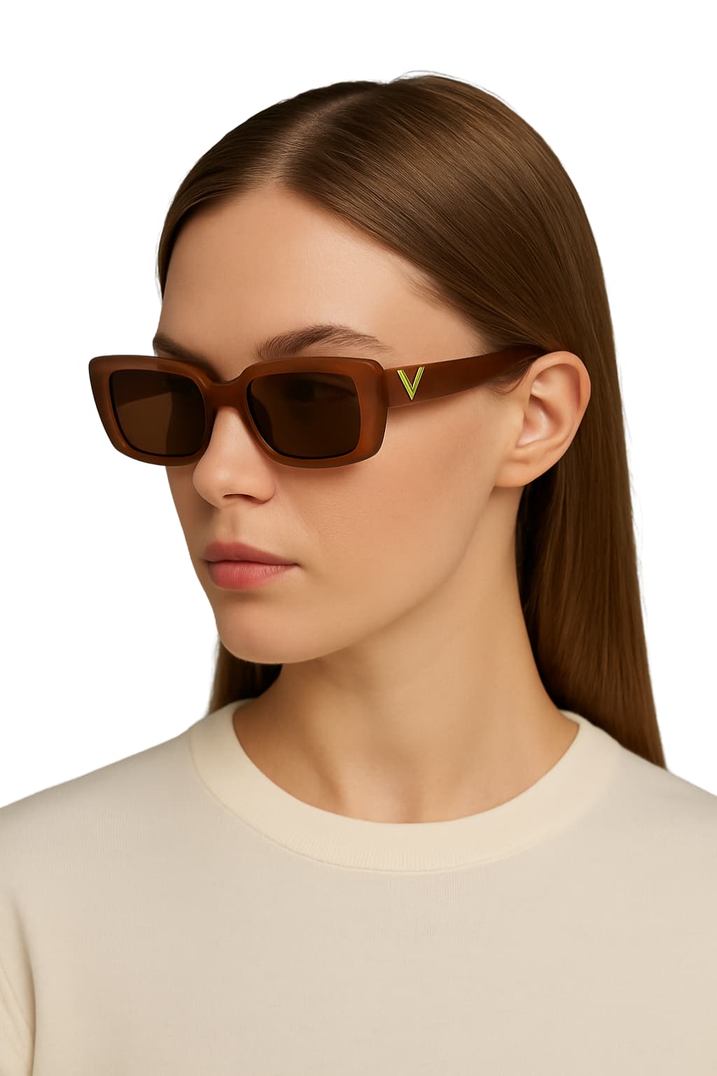 Women’s Square Frame Cat Eye Sunglasses