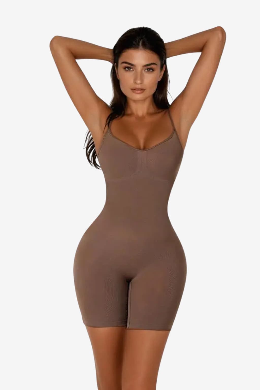Women's Seamless V-Neck Body Contouring Bodysuit