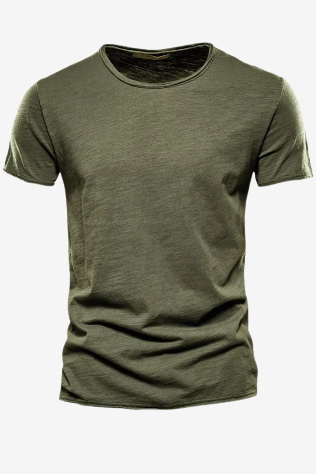Men’s Crew Neck Cotton T-Shirt Short Sleeve Summer Fit