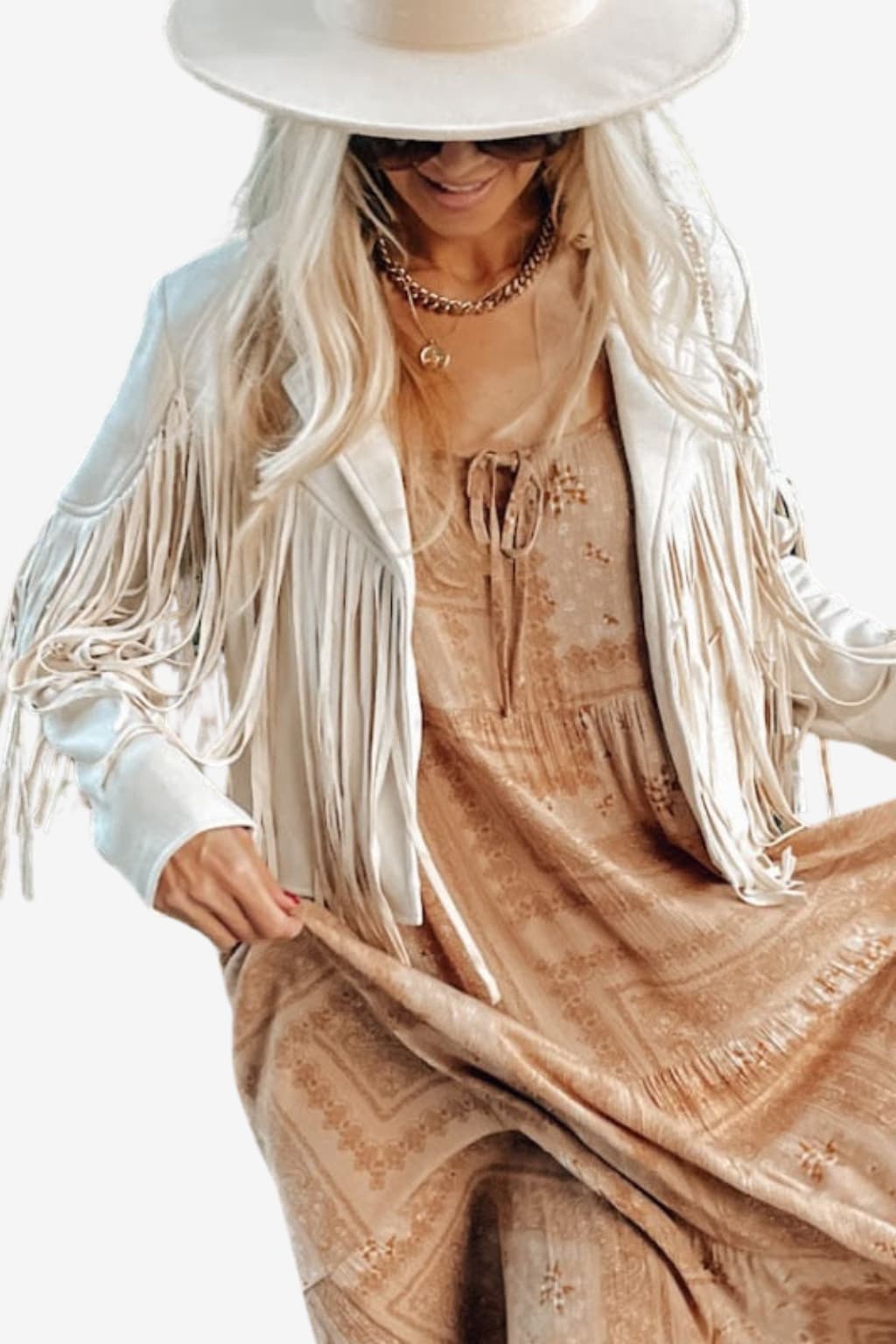 Women's Western Fringe Suede Jacket