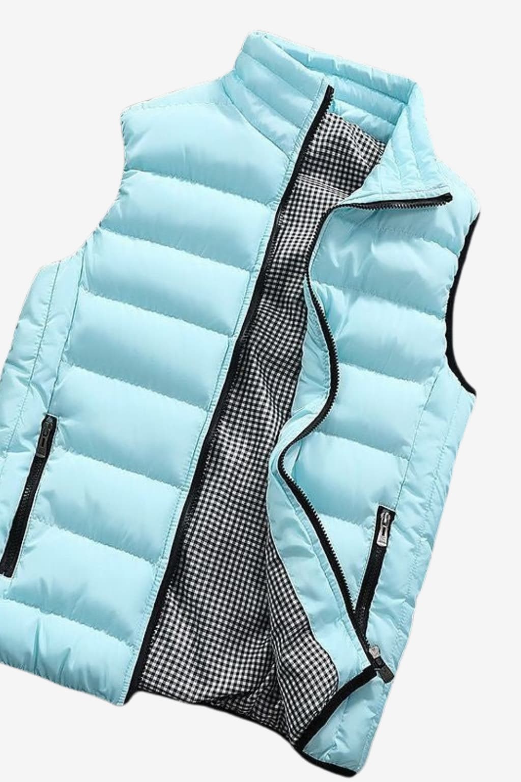 Men’s Lightweight Quilted Gilet with Zip and Pockets