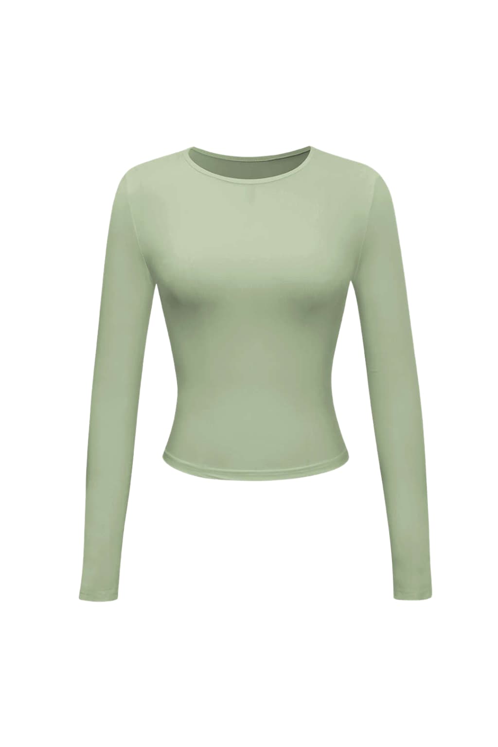 Women’s Long Sleeve Slim Fit Round Neck Top