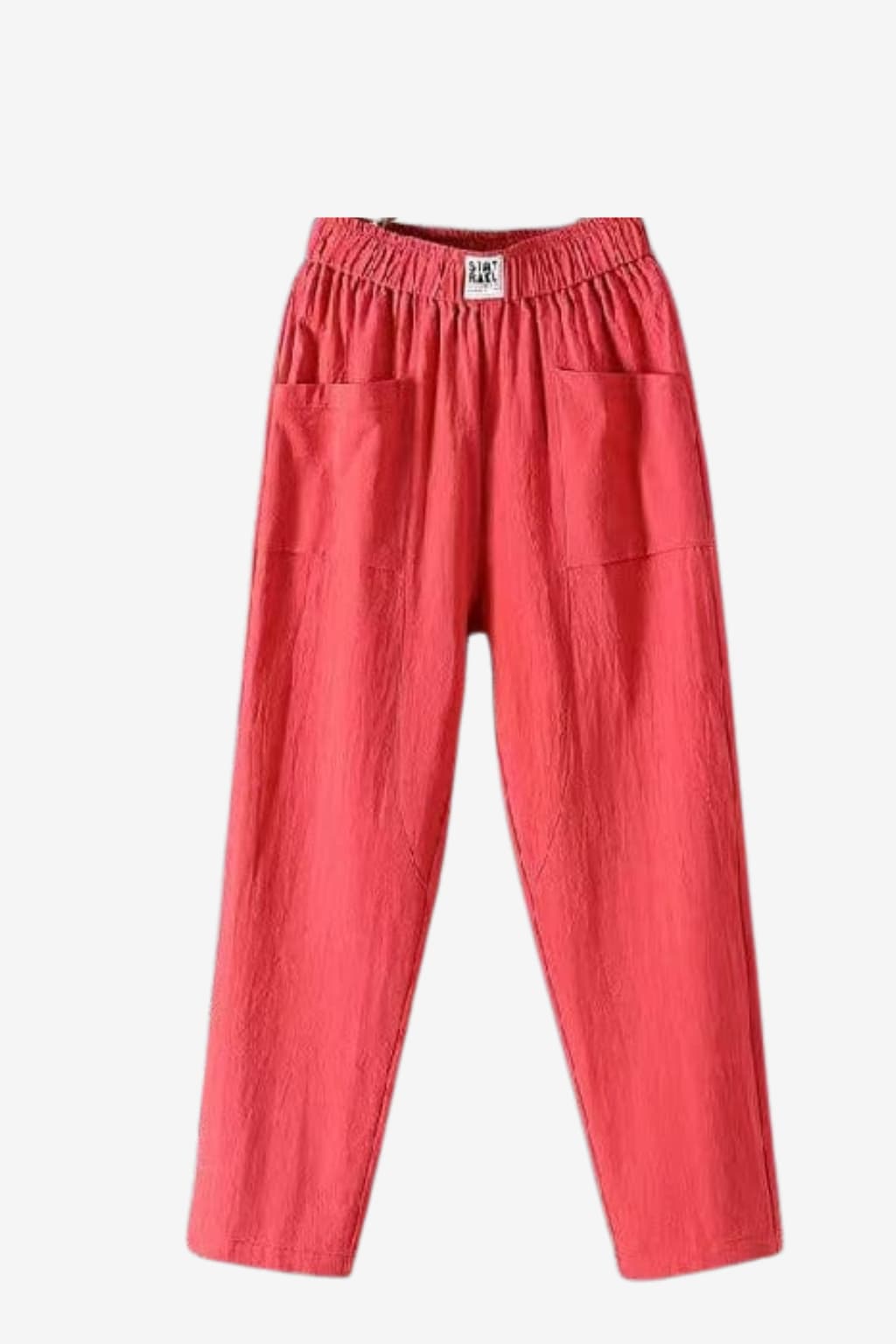 Women's Linen Cotton Wide-Leg Trousers – Relaxed Fit