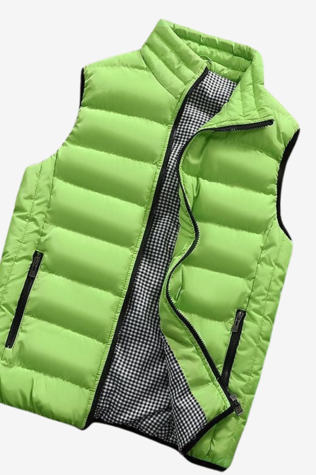 Men’s Lightweight Quilted Gilet with Zip and Pockets