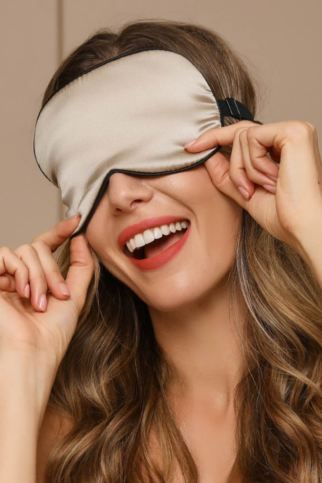 Women's Silk Sleep Eye Mask with Elastic Band