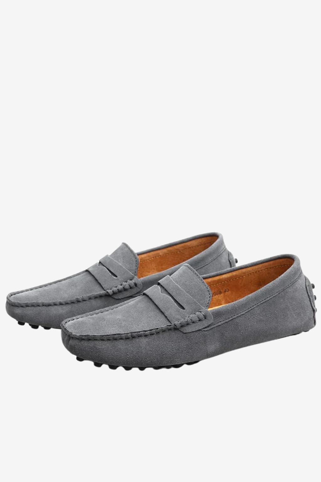 Men's Suede Slip-On Penny Loafers - Moccasin Toe