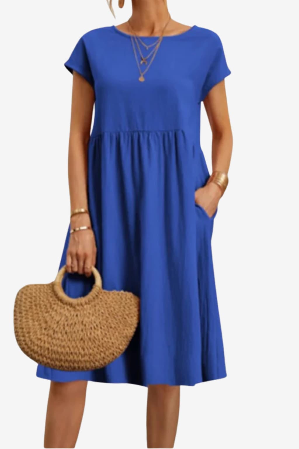 Women's Lightweight Summer Babydoll Dress