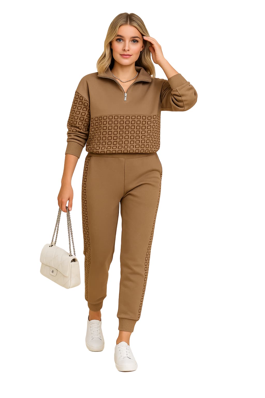 Women's Monogram Two - Piece Loungewear Set