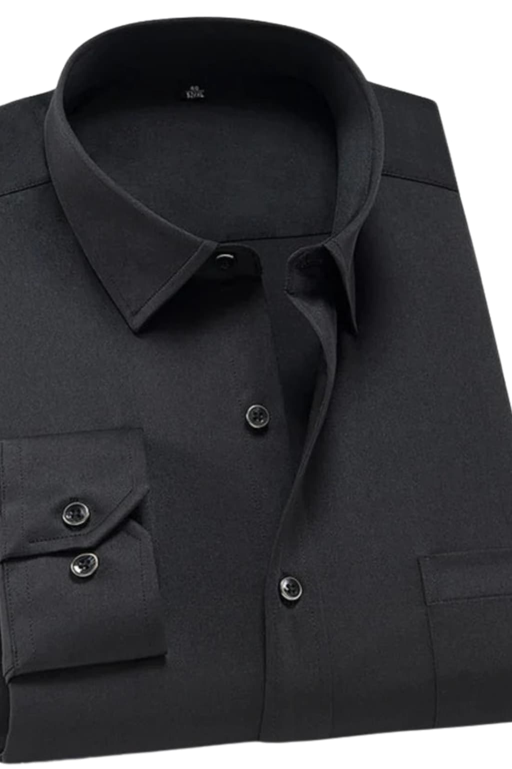 Men’s Wrinkle-Free Stretch Shirt Slim Fit Long Sleeve