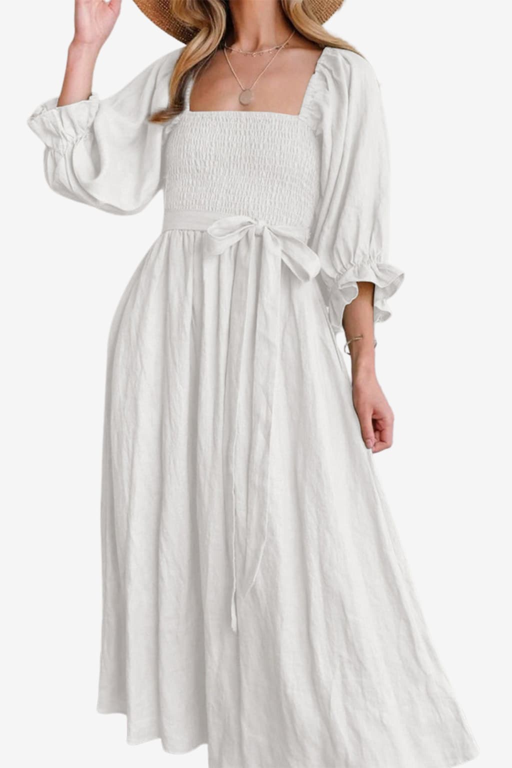 Women’s Short Sleeve Summer Dress with Cropped Fit